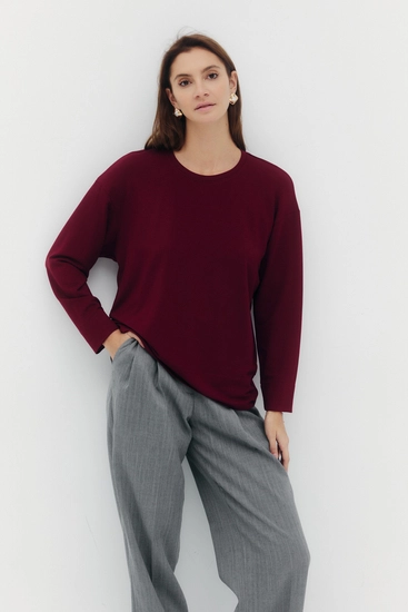 LONGSLEEVE GAJA  BURGUND