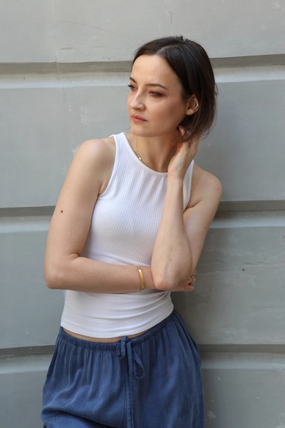 CROP TOP LILI OFF WHITE