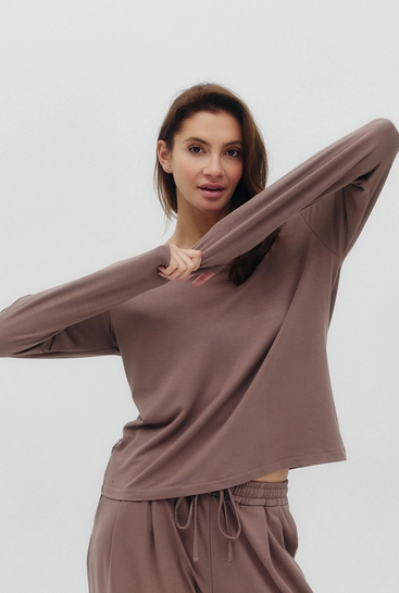 LONGSLEEVE MELINA  MOCHA MOUSSE