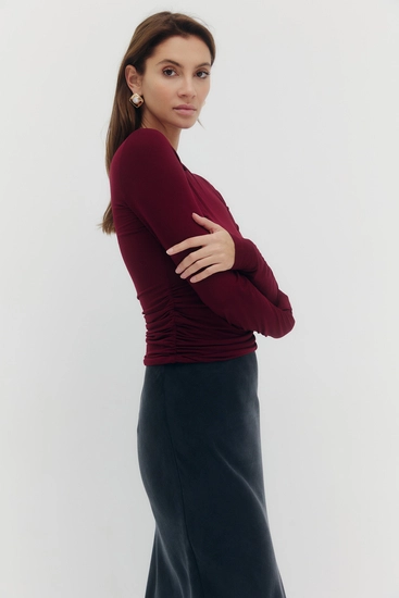 BLUZKA MELODY BURGUND