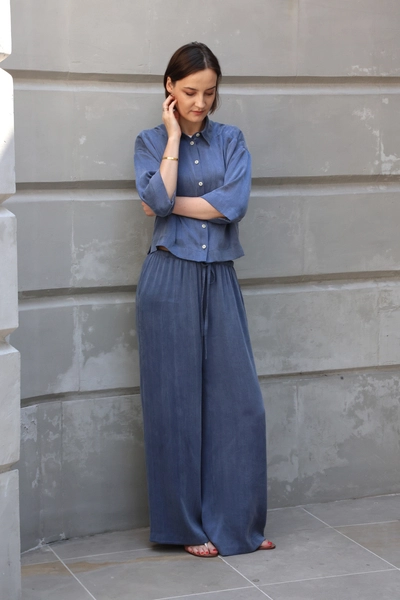 SPODNIE MELANIA BLUE